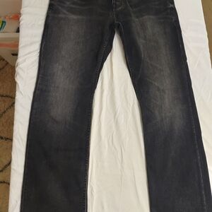 Moonshine Spirit By Brad Paisley Men's Slim Straight Fit Jeans in Charcoal